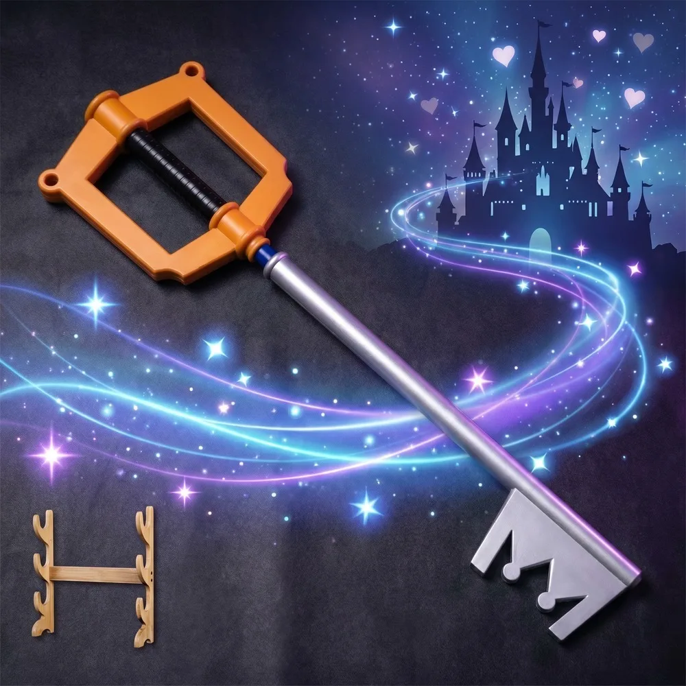 Keyblade Cosplay Prop - Espada Katana de Plástico Estilo Keyblade