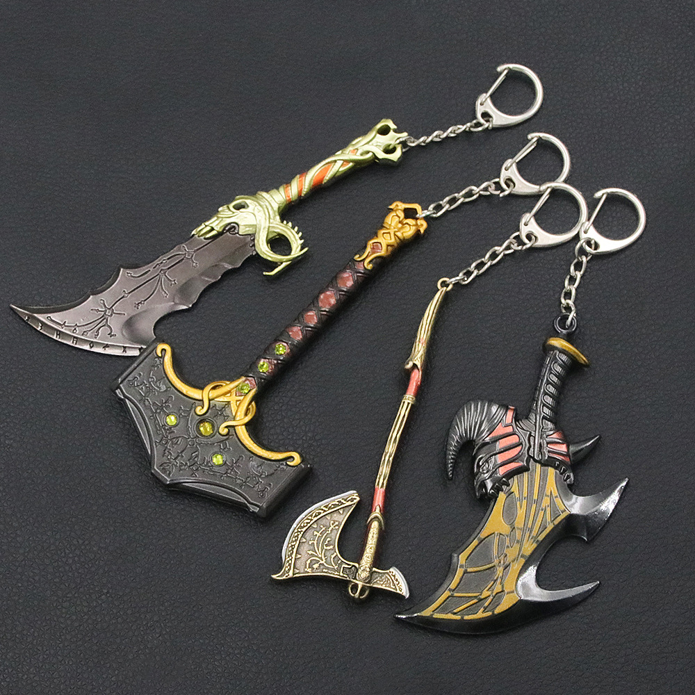 Keyblade Cosplay Prop - Juego God of War: llavero Ragnarok,