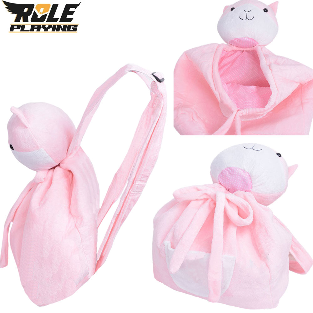 Cosplay Prop Bag - Mochila de Gato Rosa de Fantasía