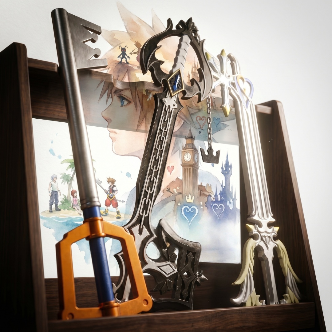 Keyblade Cosplay Prop - Espada Katana Keyblade de Sora de