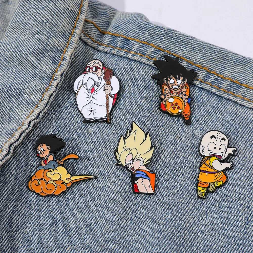 Cosplay Prop Bag - 5 Broches Clásicos de Anime Popular