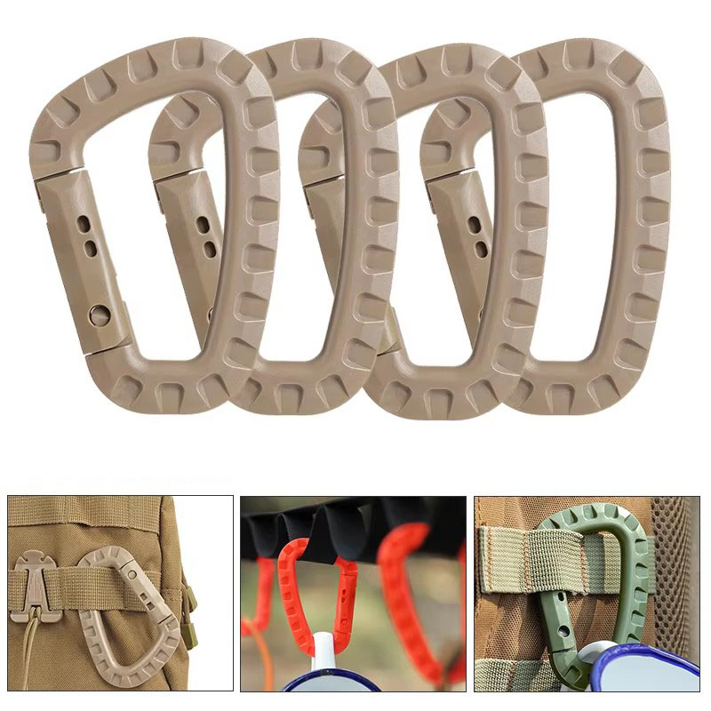 D Ring Strap - Mosquetón de plástico con Clip a