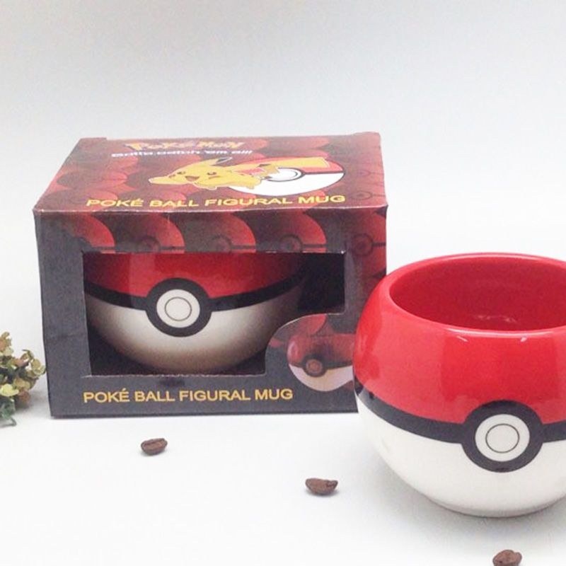 Pokeball Cosplay Prop - Taza de café de cerámica con