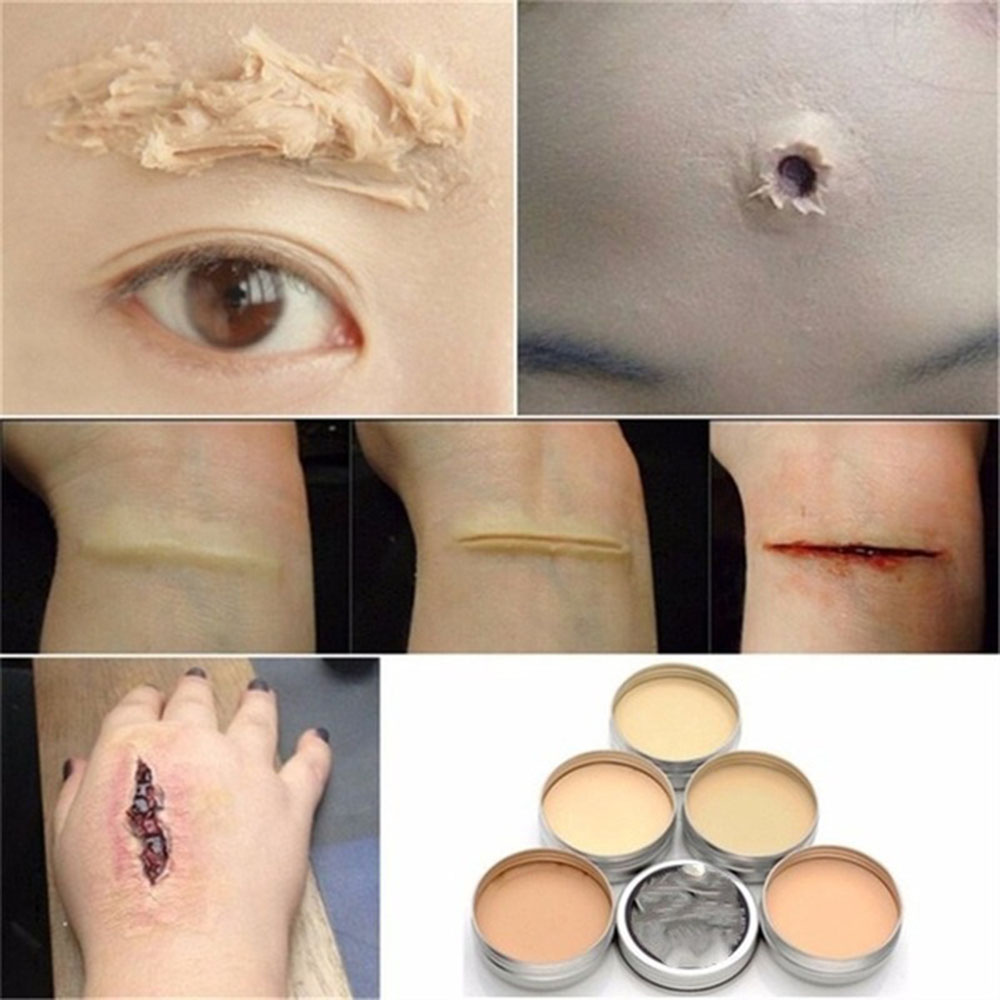 Cera de cicatriz falsa para ca - Cosplay Prop Paint reseña y precio