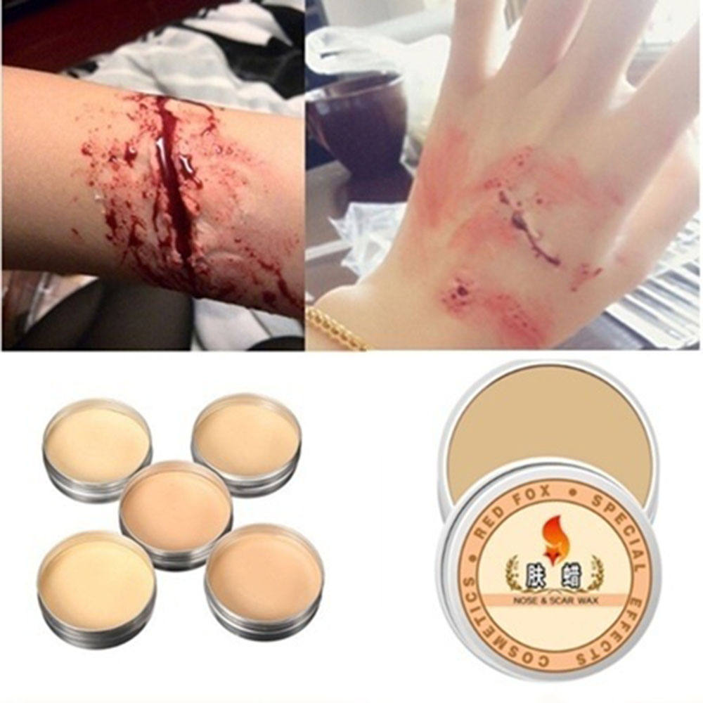 Cera de cicatriz falsa para ca - Cosplay Prop Paint reseña y precio