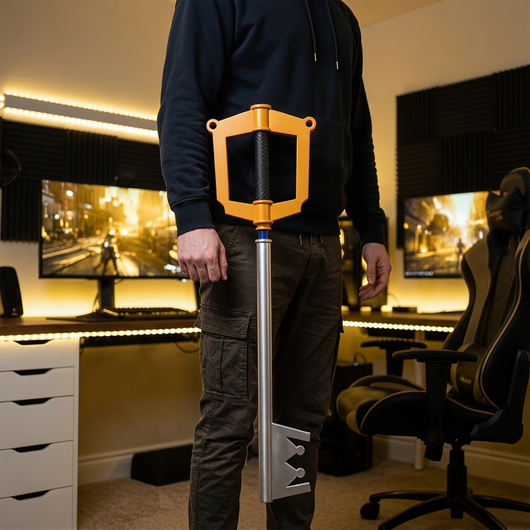 Espada Katana Keyblade de Sora - Keyblade Cosplay Prop reseña y precio