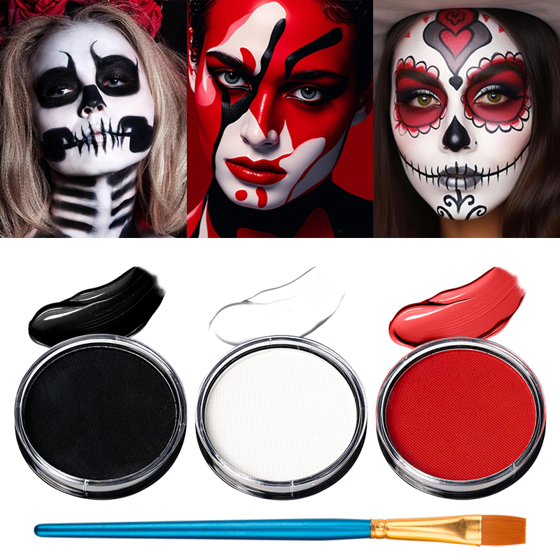 Juego de 3 pinturas faciales a - Cosplay Prop Paint reseña y precio