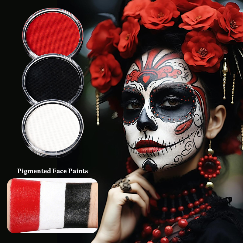 Juego de 3 pinturas faciales a - Cosplay Prop Paint reseña y precio