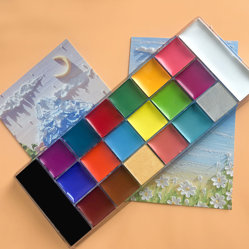 20 colores cara cuerpo pintura - Cosplay Prop Paint reseña y precio