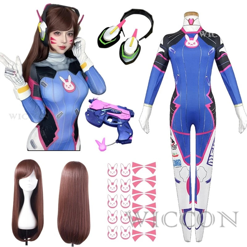 2025 Anime mujer mono medias D - Dva Cosplay Prop reseña y precio