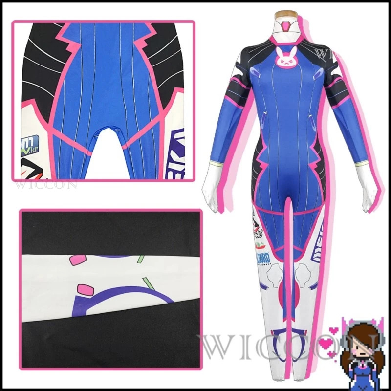 2025 Anime mujer mono medias D - Dva Cosplay Prop reseña y precio