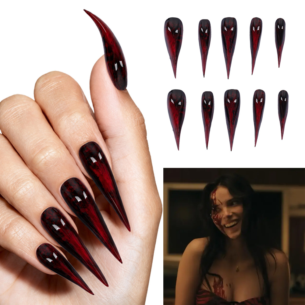 Uñas Postizas Rojas Nikki Cosp - Cosplay Prop Painting reseña y precio